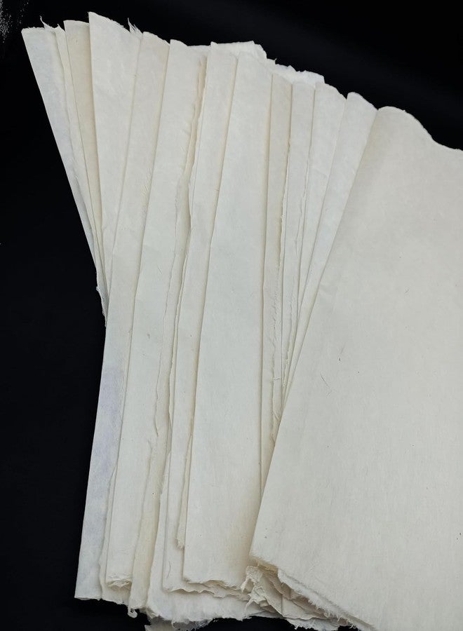 Artright Nepali Lokta Paper (A4 Pack of 20, 100GSM) Lokta Paper for Origami, Stationery, Printing, Decorative Invitations, Calligraphy, Wall Art, Scrapbooking, Organic, Sustainable, Eco-Friendly Sheets - Image 3